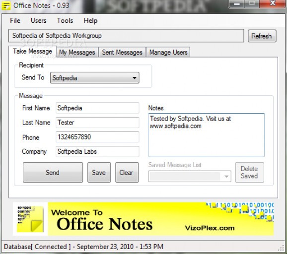 Office Notes screenshot