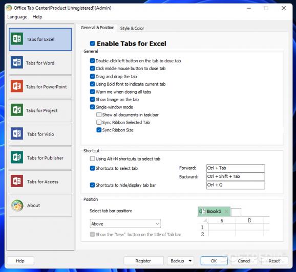 Office Tab Enterprise screenshot