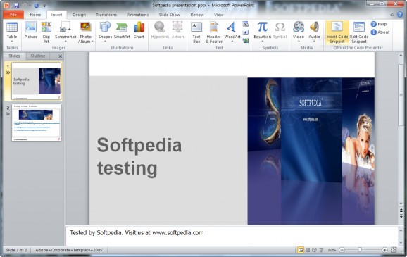 OfficeOne Code Presenter screenshot