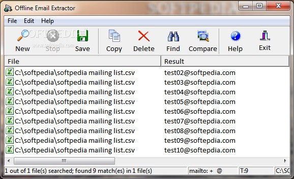 Offline Email Extractor screenshot
