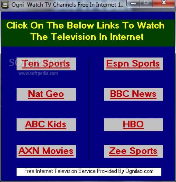 Ogni Internet Live TV Watch screenshot