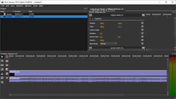 Olive Video Editor screenshot
