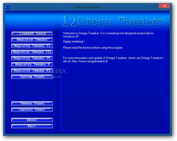 Omega Tweaker screenshot