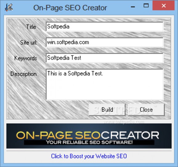 On-Page SEO Creator screenshot