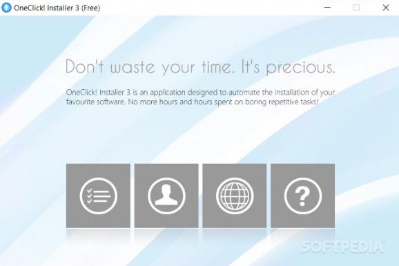 OneClick! Installer screenshot