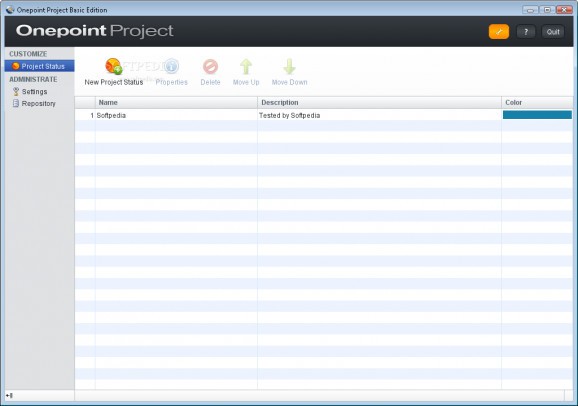 Onepoint Project Basic screenshot