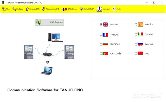 Communication Software for FANUC CNC screenshot