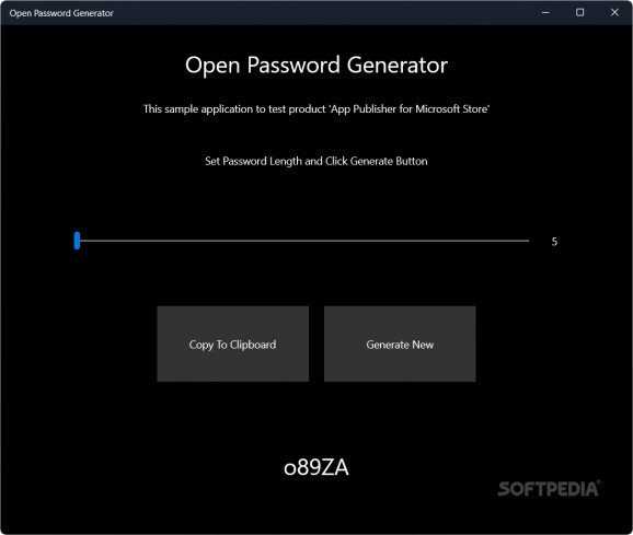 Open Password Generator screenshot