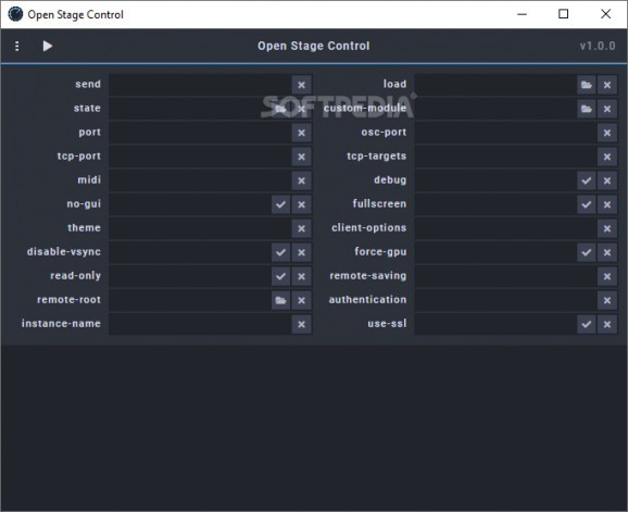 Open Stage Control screenshot