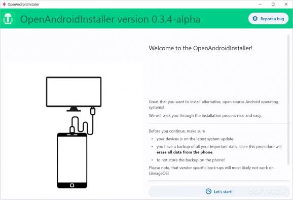 OpenAndroidInstaller screenshot