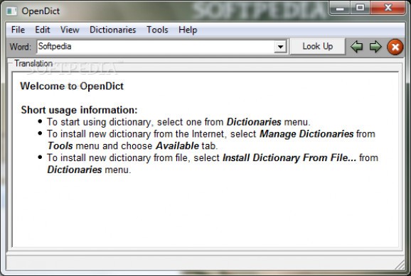OpenDict screenshot