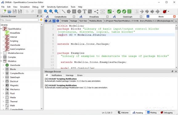OpenModelica screenshot
