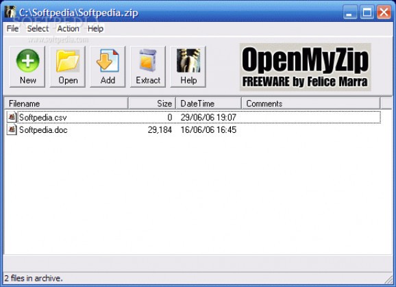 OpenMyZip FREE screenshot