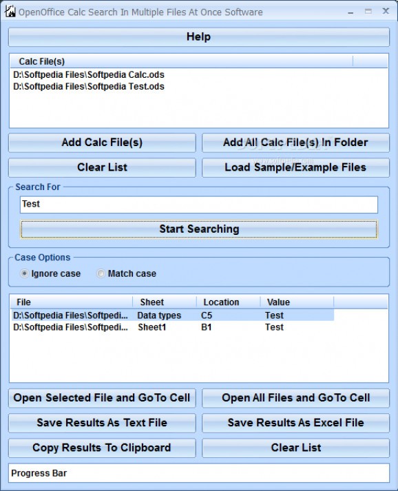 OpenOffice Calc Search In Multiple Files At Once Software screenshot