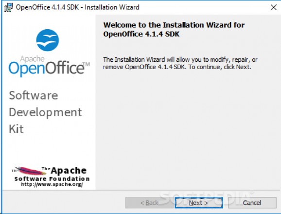 Apache OpenOffice SDK screenshot