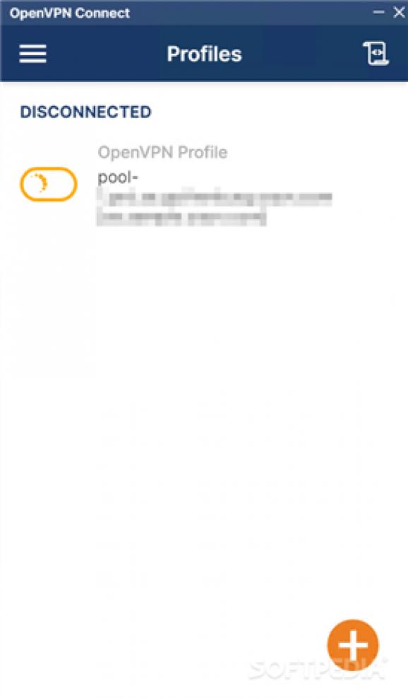 OpenVPN Connect screenshot