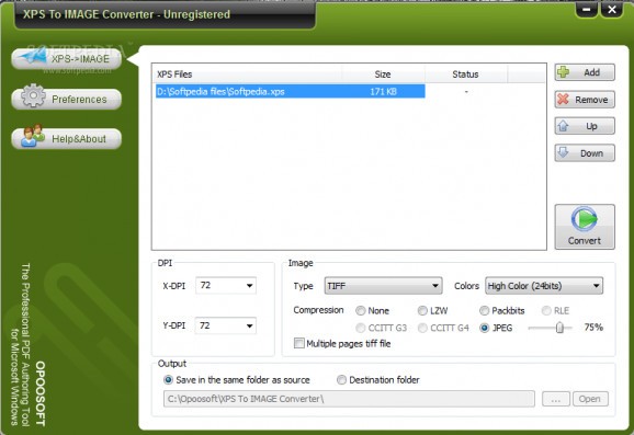 Download OpooSoft XPS To IMAGE Converter