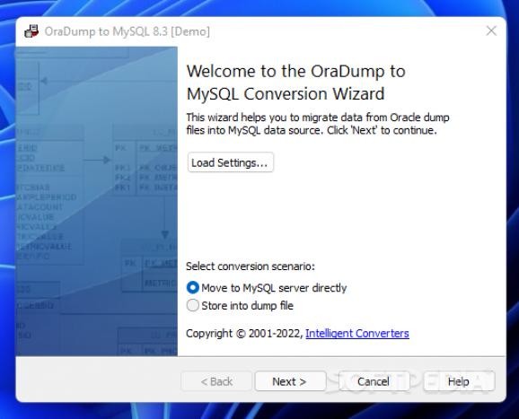 OraDump to MySQL screenshot