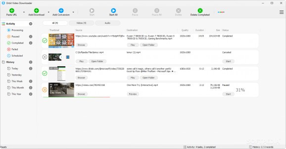 Orbit Video Downloader screenshot
