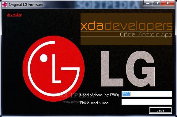 Original LG Firmware screenshot