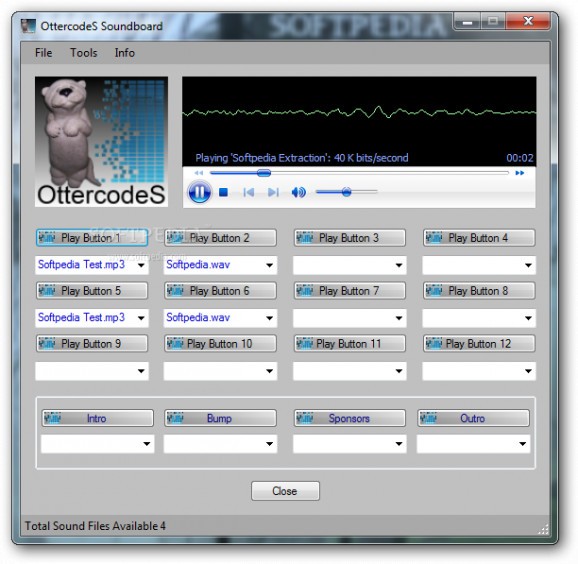 OttercodeS Soundboard screenshot