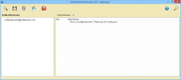 Outlook Email Data Extractor screenshot