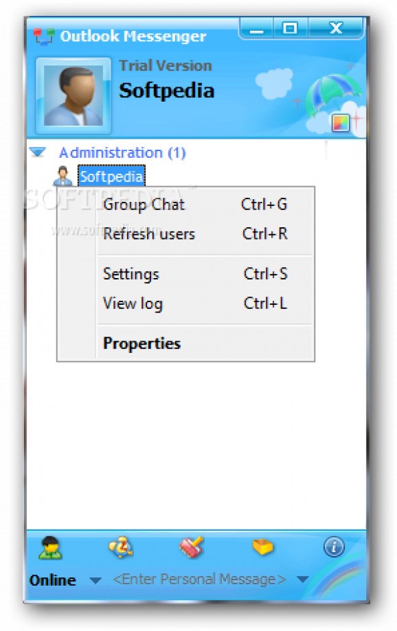 Outlook Messenger screenshot