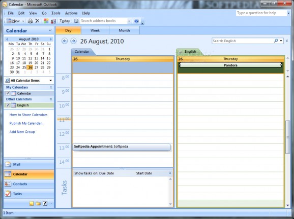 Outlook NameDays screenshot