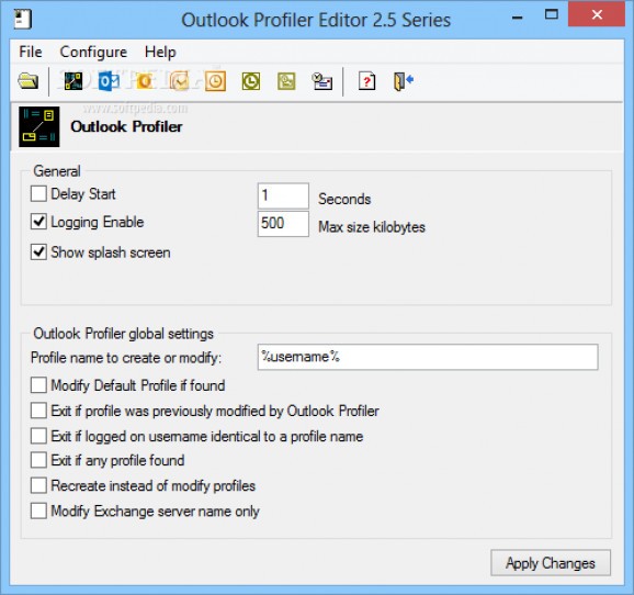 Outlook Profiler screenshot