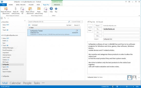 Outlook Reply Plus screenshot