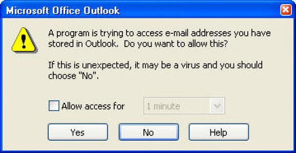 Outlook Security screenshot
