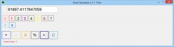 Oval Calculator screenshot