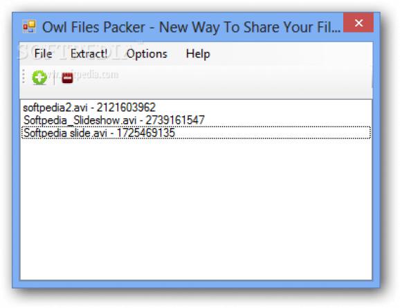 Owl Files Packer screenshot