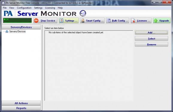 PA Server Monitor Free screenshot
