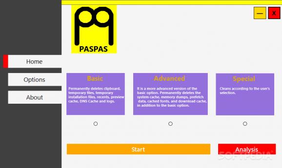 PASPAS screenshot