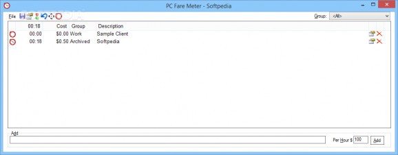 PC Fare Meter screenshot