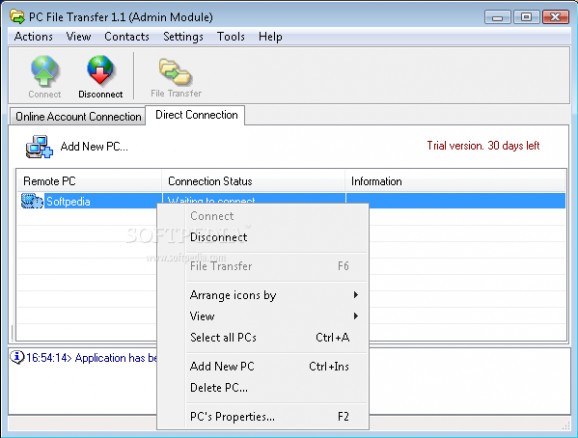 PC File Transfer screenshot