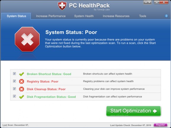 PC HealthPack screenshot