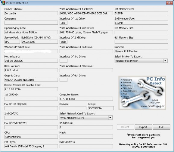 PC Info screenshot