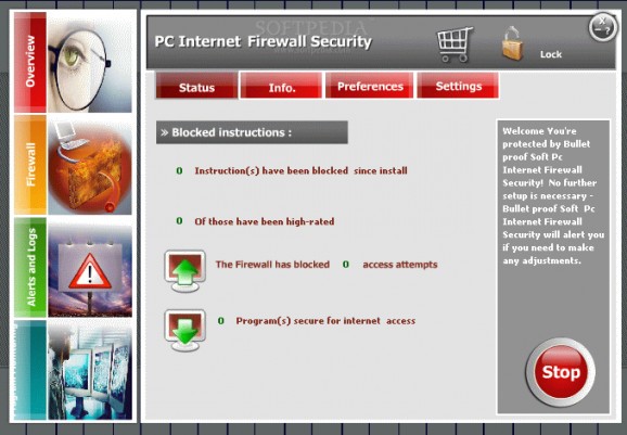 PC Internet Firewall Security screenshot