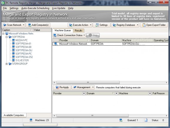 PC Remote Registry Merge screenshot