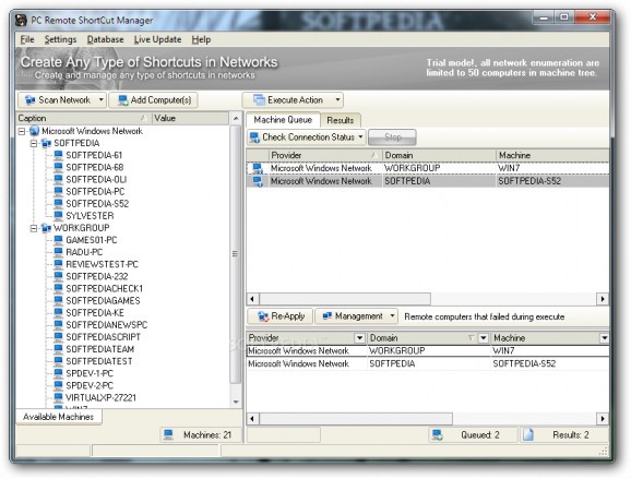 PC Remote Shortcut Manager screenshot