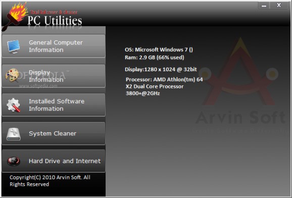 PC Utilities screenshot