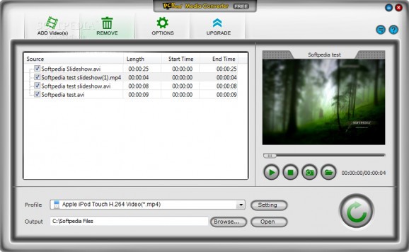 PCHand Media Converter Free screenshot