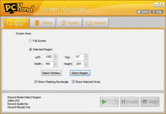 PCHand Screen Recorder screenshot