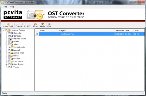 PCVITA OST Converter screenshot