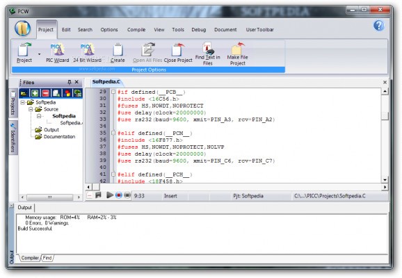 PCWHD Compiler screenshot