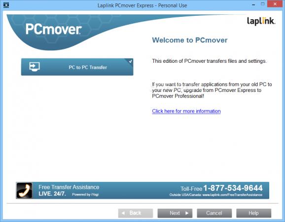 PCmover Express (formerly PCmover Free) screenshot