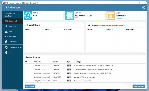 PDF Automation Server screenshot
