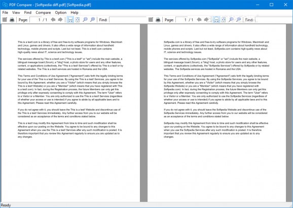 PDF Compare screenshot